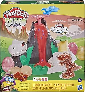Play-Doh Dino Crew Lava Bones Slime Island Game box with hydrolyzed complex, multicolored.. Enjoy deals you can’t resist and delivery you can trust — DIAYTAR Nigeria.