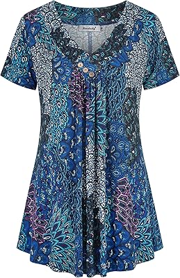 Short -sleeved summer blouse and V -neck for women.. Your digital marketplace solution, DIAYTAR NIGERIA delivers quality and value within the week.