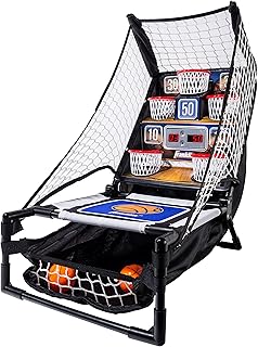 An electronic arcade basketball shooting with a hanging table to play anywhere, for interior spaces and the children's games of Franklin Sports.. Shop for everything you need at DIAYTAR NIGERIA, with budget-friendly prices and quick delivery.