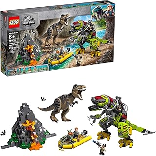 Jurassic World Lego T-Rex Contre Dino Mech Battle 75938 (716 Pièces).. Experience shopping satisfaction with DIAYTAR NIGERIA's vast selection and nationwide delivery service.