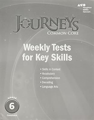 Houghton Mifflin Harcourt Journeys: Basic weekly assessments, 6th year.. DIAYTAR NIGERIA delivers what matters - quality, affordability, and prompt nationwide shipping.