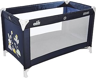 Light travel bed for baby cam with sound mattress, navy blue.. DIAYTAR NIGERIA: Revolutionizing accessibility to quality products at budget-friendly prices across Nigeria.
