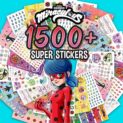 Zagtune Miraculous Ladybug sticker, more than 1,500 hero stickers for ladybug, black cat, Rena Rouge, Carapace, Vesperia, Panix, Tikki and Plagg, Cute gifts for girls, children, adolescents and adults.. Your favorite online marketplace — DIAYTAR Nigeria delivers quick and cheap.