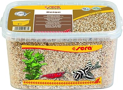 SIRA Beige Gravel 2-4 mm 6000 ml-Natural beige gravel (diameter 2-4 mm) for all freshwater and salted water aquariums.. DIAYTAR NIGERIA delivers more than purchases - we deliver affordable shopping solutions within the week.