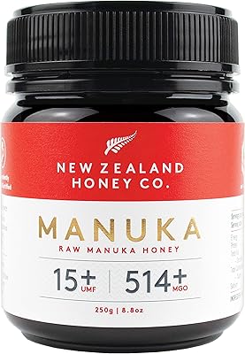 New Zealand Honey Company Honeyco Honey De Manuka Manuka Unique UMF 15+ | methylglycosal 514+, 250g.. Need it fast? Need it cheap? Choose DIAYTAR Nigeria.