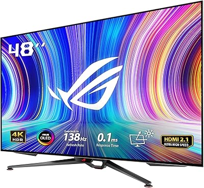 ASUS ROG Swift OLED, black, 48 \ "4K OLED.. DIAYTAR NIGERIA: Connecting Nigerians with their needs through our affordable and diverse marketplace.