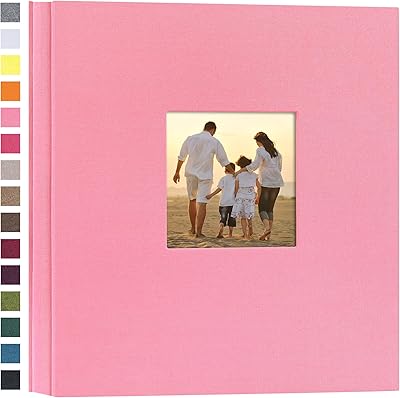 Putricher photo album Rigid in line 4x6, 600 big capacity photos for the family, weddings, birthdays and baby holidays (pink, 600 pockets).. DIAYTAR NIGERIA delivers happiness in 5-8 days with our affordable and diverse product range.