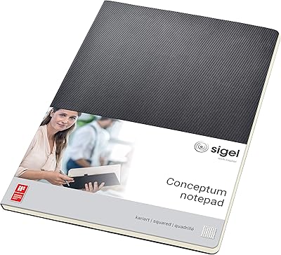 Siegel CO800 notebook, A4 format, Rigid square cover, black - concept.. DIAYTAR NIGERIA: Where every Nigerian finds affordable products delivered within the week.