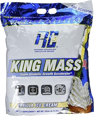 Rooney Coleman Signature Series, anabolic growth accelerator King Mass-XL, vanilla ice cream, 6.8 kg.. Shop across categories at DIAYTAR NIGERIA with the confidence of affordable prices and delivery within 8 days.