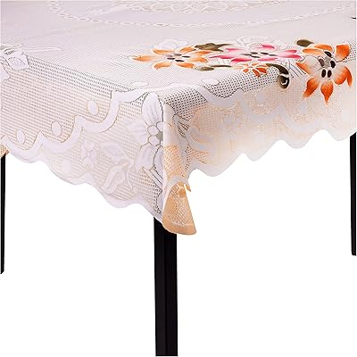 6 -seater dining table cover in Floral Cooper Industries - Cream (CTKTC03517), standard.. Shop from Nigeria's largest product selection at DIAYTAR, with budget-friendly prices and swift delivery.