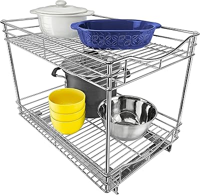 Double Link Professional® sliding drawer - Sliding organizer under cabinet at 2 levels - 14 "L x 18" p - Chrome.. Nigeria's most diverse e-commerce platform delivers quality and affordability to your doorstep in 5-8 days.
