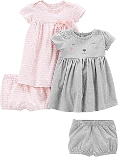 Dressing two-piece dress with short sleeves and sleeveless for baby girls and toddlers.. Shop with confidence on DIAYTAR Nigeria — quality products and timely delivery.