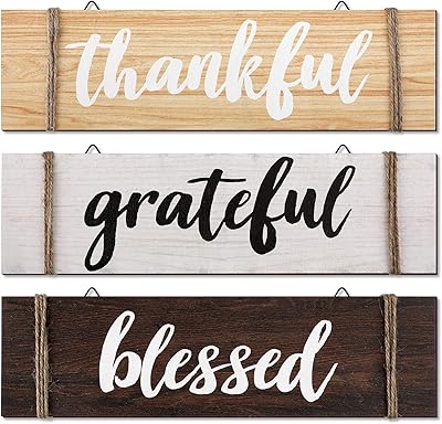 Geek 3 pieces shaker grateful injured wood sign rustic firm wood quotes interior decoration house grateful hunged wood firm 33.8 x 3.8 inch.. Your complete shopping solution, DIAYTAR NIGERIA delivers variety and value within the week.