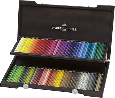 Faber-Castell Polychromos Artist color pencils, 120 colors in a wooden, matching, F110013 box, pack of 120.. DIAYTAR NIGERIA: Where affordable shopping meets reliable nationwide delivery in less than a week.