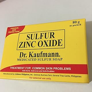 Medical soap with sulfur (zinc and sulfur oxide) of Dr Kaufman, 80 g.. DIAYTAR NIGERIA provides endless shopping possibilities with affordable prices and prompt delivery service.