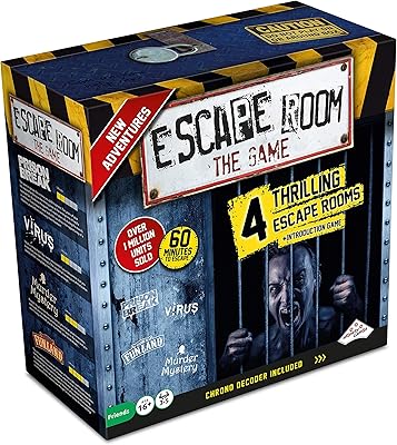 Escape room the game, version 2 - with 4 fascinating escape rooms | Mystery board game solution for adults and adolescents (English version).. DIAYTAR NIGERIA brings the marketplace to your home with budget-friendly prices and nationwide delivery.
