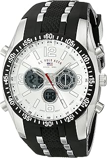 U.S. ASSN POLO. Quartz watch for men with analog-numeric display and US9061, black, nosiz, bracelet rubber bracelet.. Experience the convenience of online shopping with DIAYTAR NIGERIA's reliable 5-8 day delivery service.