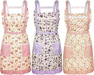 Pink and waterproof pink kitchen apron, princess apron with adjustable size with pockets, chef's deck for women, for cooking, pastry, gardening, cleaning of the house, etc. (3 pieces).. No hidden costs, no long delays — just DIAYTAR Nigeria convenience.