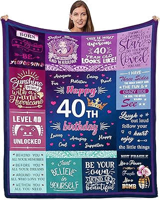 40th woman birthday gifts 50x60 inch gifts for birthday women 40.. No hidden costs, no long delays — just DIAYTAR Nigeria convenience.