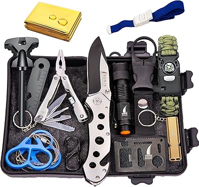 Tactical camping equipment kit 42 functions, outdoor hiking backpack, men's and women's gifts - EDC emergency kit for car - SOS emergency kit for disasters preparation.. Transform your shopping experience with DIAYTAR NIGERIA's vast product selection delivered at unbeatable prices.