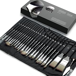 Set of 24 artify brushes Expert series improved synthetic set with fabric roll.. DIAYTAR NIGERIA transforms how Nigerians shop with our affordable prices and dependable shipping times.