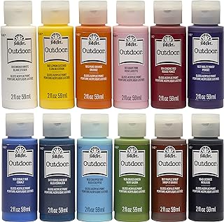 Set of glitter acrylic paint folkart outdoor for manual work for beginners and artists, non -toxic formula perfect for coloring stones, 12 bottles, 2 oz, 24 fl oz.. Discover the perfect balance of price and convenience with DIAYTAR NIGERIA's nationwide e-commerce platform.