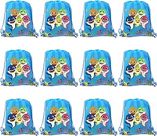 7 colors for children Baby Shark cord bag for gift bag, party bag, Baby Shark party bags, birthday party supplies.. E-commerce made for Nigeria — fast delivery and low prices at DIAYTAR.