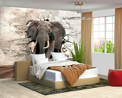 Vital large elephant wallpaper for living room and bedroom.. Enjoy the simplicity of shopping with DIAYTAR NIGERIA, offering vast choices delivered in just 5-8 days.