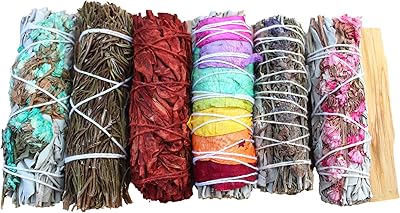 Dox + Lamb Kit of 7 varieties of white sage, set of burrs for beginners, lavender, chakra, rose flower sage, rosemary, dragon blood, Palo Santo. Meditation, cleaning of the new house, manifest (7 -room sage kit).. Get top brands at bottom prices, only on DIAYTAR Nigeria.