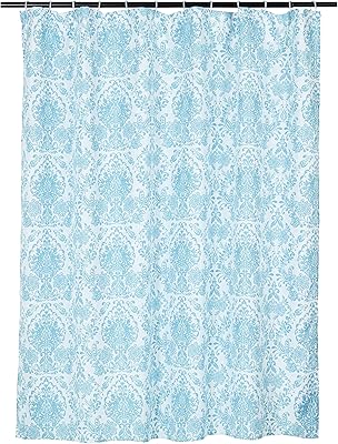 Amazonbasics shower curtain in microfiber - Elegant design and Bella blue color, 72 inches.. Discover unbeatable variety on DIAYTAR Nigeria — shop today, delivered this week.