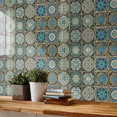 10 stickers for pvc tiles in Arabic style wall sticker.. DIAYTAR NIGERIA combines extensive variety with budget-friendly prices and prompt nationwide delivery.