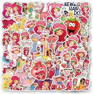 50pcs Cute stickers of Kawaii cartoon strawberries Waterproof vinyl stickers for girls children's laptop Suitcase mobile phone guitar roller board.. Shop smarter, not harder with DIAYTAR NIGERIA - thousands of products at your fingertips with affordable delivery.