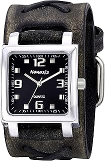 Japanese quartz watch unisex Nemesis 516 FXB-K Lite series M with analog gray display.. Experience retail therapy without the financial stress at DIAYTAR NIGERIA's budget-friendly marketplace.