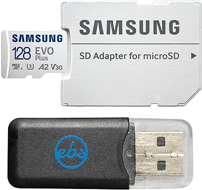 Card Microsdxc Samsung EVO Plus 128 GB memory card works with Gopro Hero 10, Hero 9, Hero 8, Hero 7 Action CAM (MB-MC128KA) U3 A2 V30 UHS-I CLASS 10 4K BUNDLE EVERYTHING But Stromboli MicroSD.. DIAYTAR NIGERIA: Making online shopping accessible with affordable prices and nationwide delivery service.