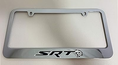 Eurosport Daytona - Compatible with -, SRT with HELLCAT UV Direct Noir on Acrylic Mirror - Chrome license plate frame.. DIAYTAR NIGERIA makes every purchase count with our affordable prices and reliable 5-8 day shipping.