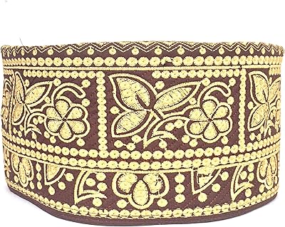 Unisex Coffee Hat for Men, Large Hats UNE belt with hand embroidery, summer knitted coffee hats, long hats, brown, one size (22 inches to 24 inch).. Home to endless choices and pocket-friendly prices — DIAYTAR Nigeria.