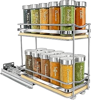 Retractable spice organizer Link Professional® Elite Sliding Support 4-1-4 "Large.. Get more, save more — only on DIAYTAR Nigeria.