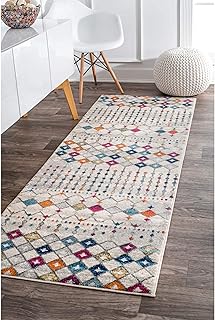 Moroccan corridor mat nalom blythe, 2 pi x 6 in x 10 ft, multicolored.. DIAYTAR NIGERIA revolutionizes online retail with our vast selection and cost-effective delivery options.