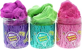 Ja-Ru 1 Book Mega Bucket Cotton Candy Slime (3 Slime Pack) Speed ​​Mastic Non-sticky for children for boys and girls. Super spongy expandable anti-stress toys. Festival gifts in soft sand. 6599-3S.. DIAYTAR NIGERIA: Where thousands of products meet affordable prices and reliable 5-8 day delivery.