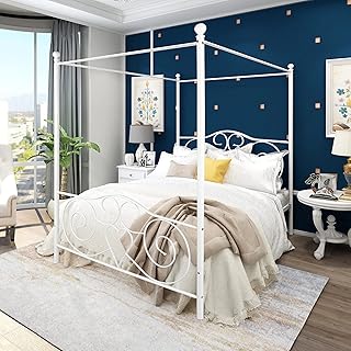 Bed frame with modern design and robust steel slats with head.. Experience retail therapy without the financial stress at DIAYTAR NIGERIA's affordable e-commerce platform.