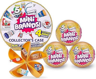 Collector's pack 5 Surprise Mini Brands 2 Series 2 - Exclusive mysteries capsules of Zuru Real Mini Brands (3 capsules + 1 collector bag), multiple.. Experience the convenience of boundless shopping with DIAYTAR NIGERIA's affordable platform and quick shipping.