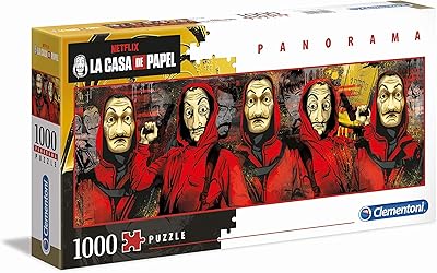 Clementoni 39545 Panorama -La Casa de Papel/Money Heist - 1000 pieces - Made in Italy - Puzzle for adults Netflix.. DIAYTAR NIGERIA: Where every shopping need is met with affordable prices and reliable 5-8 day delivery.