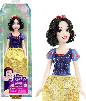 Disney Princess Toys, fashionable snow white doll with brilliant clothes and accessories inspired by Disney film, gift for children, HLW08.. DIAYTAR NIGERIA: Where shopping meets satisfaction with affordable prices and prompt delivery services.