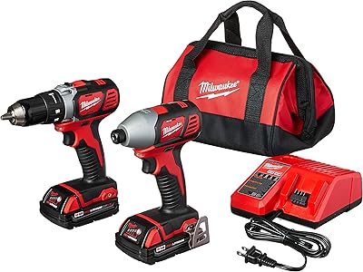 Set of compact drill and dynamometric screwdriver Milwaukee 18 V 2691-22.. DIAYTAR NIGERIA makes every shopping desire a reality with affordable prices and delivery in 5-8 days.