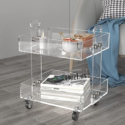 (flat packaged) Actoint table in original acrylic onelux transparent table on casters.. Unlock access to a wide range of products with DIAYTAR NIGERIA's affordable e-commerce platform.