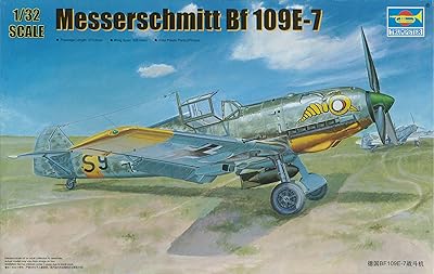 Trumpeter 1/32 Messerschmitt BF109E7 Kit of model of German fighter/fighter.. DIAYTAR Nigeria: trusted by thousands for fast, reliable delivery.