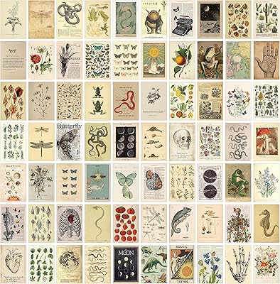 Koskemer Vintage wall posters of 70 pieces of 4 x.. DIAYTAR NIGERIA: Your partner in affordable online retail with reliable delivery across the nation.