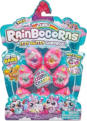 Rainbocorns Itzy Glitzy Surprise 2 Series 2 (Pack of 8) Pink eggs.. Click, pay, receive — DIAYTAR Nigeria makes online shopping seamless.