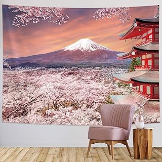 Mount Fuji Asian Japanese Wall Decoration to hang Japanese temple Cherry Flower for living room.. Spend less, get more — that’s the DIAYTAR Nigeria promise.