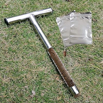 12 -inch stainless steel hi hydro sampling probe in stainless steel with 2 reusable samples bags, T -shaped handles, floor sampling, plant maintenance, garden, farm.. Discover why thousands choose DIAYTAR NIGERIA for affordable products delivered in less than a week.